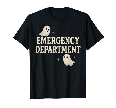 Emergency Department Shirts & Gifts HHWCo. ER Halloween Emergency Department Cute Ghost Design Spooky T-Shirt