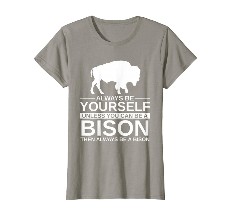 Bison Gift Bison Lover Accessories & Buffalo Stuff Cool Bison Design for Men Women Buffalo Animal Lovers Bison T-Shirt -