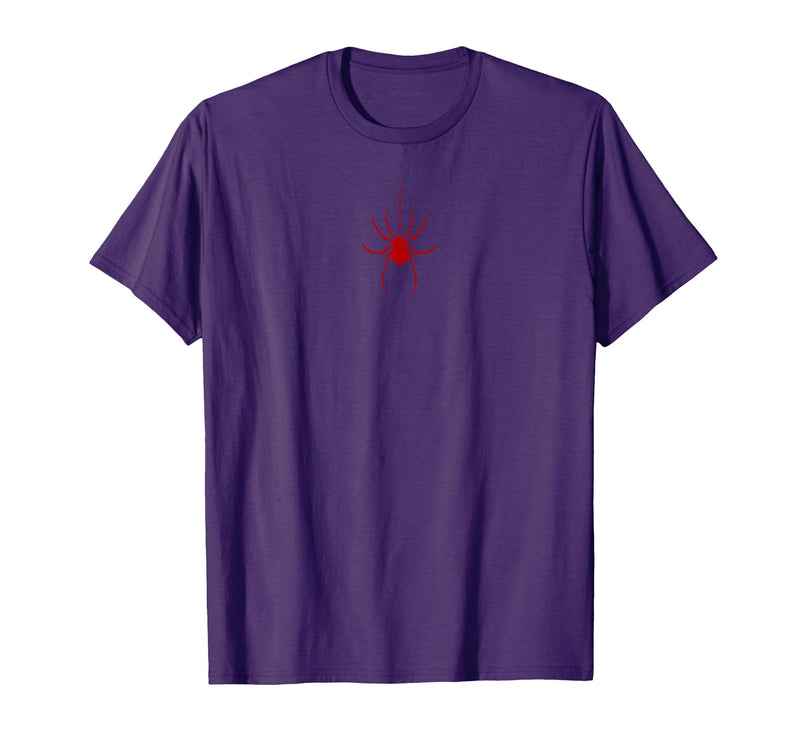 Spooky Halloween Halloween Creepy Spider, Spooky Party Outfit T-Shirt - Purple