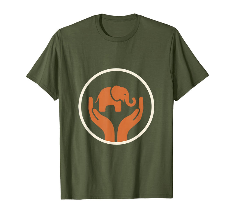Mademark Play Is Learning Clay Elephant Teacher Gift T-Shirt - Men - Olive Green