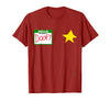 halloween costumes by Jean Olivier Funny Halloween Officer tee - doofy Costume Halloween T-Shirt - Cranberry Red