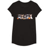 Funny Ghost Dog Halloween Girls Kids Cute French Bulldog Halloween Costume Frenchie Dog Ghost T-Shirt - Black