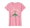Mademark Built Like a Shark Bold Women's Graphic Design T-Shirt - Pink