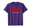 Fake News Network #fakenews Funny Trump Halloween Costume T-Shirt - Purple