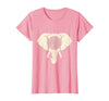 Mademark Elephant Head Ornate Mandala Illustration T-Shirt - Women - Pink