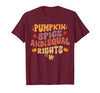 Equal Rights Outfits & Feminist Halloween Costume Pumpkin Spice and Equal Rights Feminist Halloween T-Shirt - Burgundy