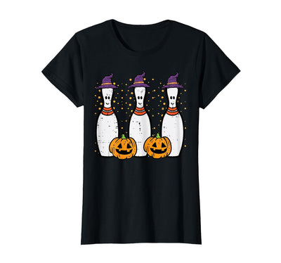 Halloween Shirts For Women Men Kids Boys Girls Halloween Bowling Costume Bowler Men Women Kids Boys Youth T-Shirt