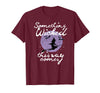 Witchy Halloween Witch Tees Halloween Something Wicked This Way Comes Shakespeare Shirt T-Shirt - Burgundy