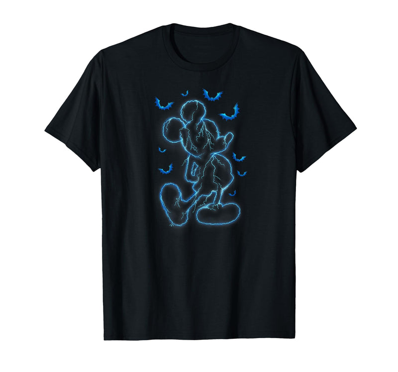 Disney - Mickey Lightning Halloween T-Shirt - Black