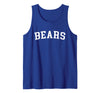 Bears - Designs Bears Tank Top - Royal Blue