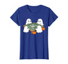 Mahjong Player Halloween Ghost Playing Mahjong Halloween Ghost Playing Mahjong Spooky Season Game Day Fall T-Shirt - Royal