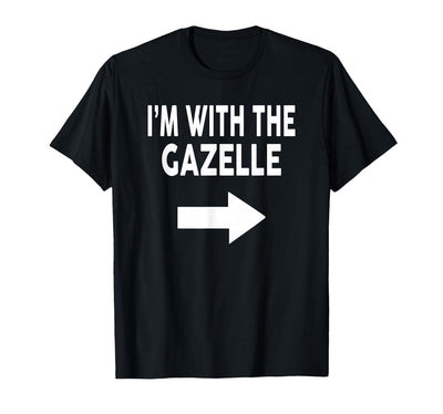 ShirtZilla I'm with The Gazelle Halloween Gazelle T-Shirt
