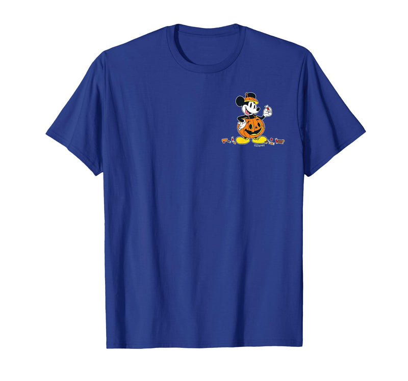 Disney Mickey Mouse Halloween Pumpkin Costume with Candy T-Shirt - Royal Blue