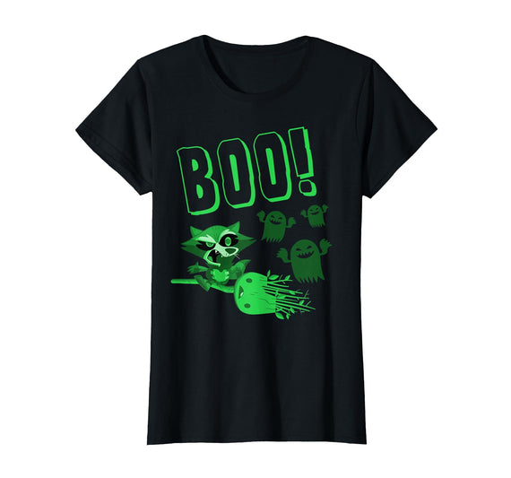 Marvel Rocket and Groot Ghosts Boo Halloween T-Shirt - Black