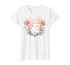 Cute Holland Lop Rabbit Dandelion Floral Watercolor Bunny T-Shirt in As Pictured