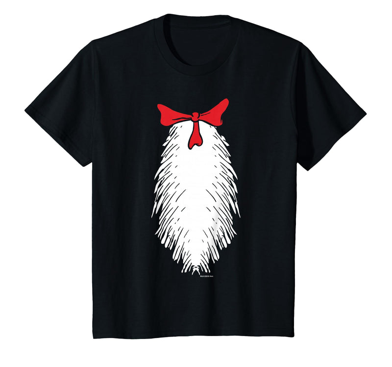 Dr. Seuss Kids Cat in The Hat Belly Halloween Costume Officially Licensed T-Shirt - As Pictured