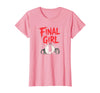 Mademark Halloween - Vampires, Zombies & Horror T-Shirt - Pink-final Girl: Survivor of Horror Movie Showdown