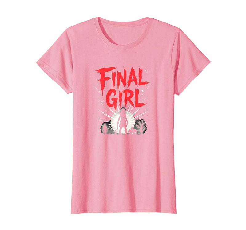 Mademark Halloween - Vampires, Zombies & Horror T-Shirt - Pink-final Girl: Survivor of Horror Movie Showdown