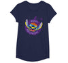 Disney Lilo & Stitch Jack-o’-Lantern Pumpkin Happy Halloween T-Shirt - Navy Blue