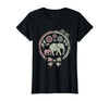 Mademark Elephant and Calf Walking Trunk to Tail Mama T-Shirt - Women - Black