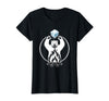 Mademark Polar Bear Throws Ice Into Fire Funny Design T-Shirt - Black