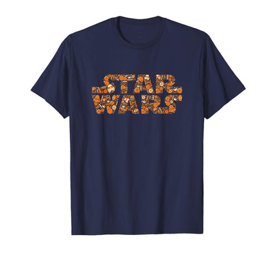 Star Wars Pumpkins in the Galaxy Halloween Logo T-Shirt