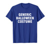 Generic Halloween Costume T-Shirt - Royal Blue