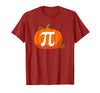 @iteachalgebra Pumpkin Pi Halloween Math Teacher T-Shirt - Cranberry Red