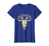 Mademark White Boy of the Year Default Settings Activated T-Shirt - Women - Royal Blue