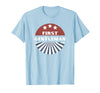 Click for Madam President & 1st Gentleman Costumes Couples Halloween Costume - First Gentleman T-Shirt - Baby Blue