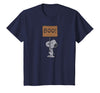 Peanuts Halloween Snoopy Boo Sign T-Shirt - Navy Blue