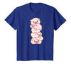 Pink Kawaii & Anime Stuff Pigs On A Pile - Cute Kawaii Anime - Pig Aesthetic Japanese T-Shirt - Royal Blue