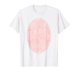 Halloween Pig Belly Costume Halloween Pop Belly Pink Pig Costume T-Shirt - White