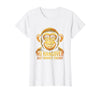 Mademark No Hangover Just Monkey Energy Sober Men T-Shirt - Women - White