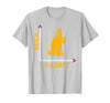 Wittgensteins Rabbit Duck Illusion Physics Nerd Math Geek T-Shirt in Silver Grey