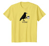 Hello Darkness My Old Friend Crow Coffee Halloween Hello Darkness My Old Friend Crow Coffee Spooky Halloween T-Shirt - Lemon