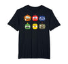 Disney Pixar Disney and Pixar's Cars Halloween Pumpkin Grid T-Shirt - Black
