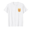 SCOTLAND COAT OF ARMS LION SCOT SCOTTISH Scottish Lion Emblem Scotland Flag Coat of ARMS Independence T-Shirt - White