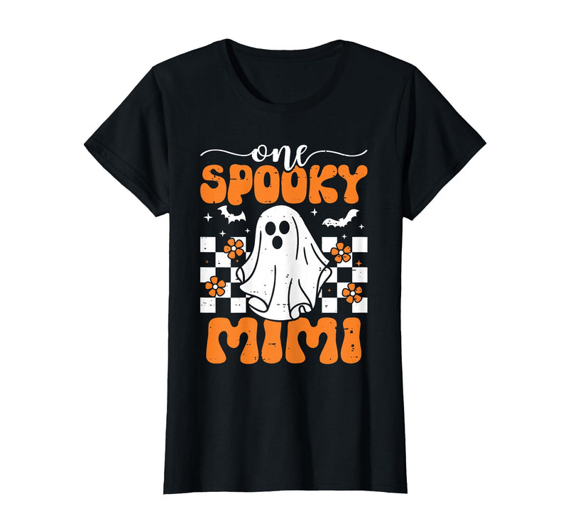 One Spooky Mimi Halloween Family Matching One Spooky Mimi Matching Family Halloween Costumes T-Shirt - Black