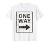 Funny Street Signs Matching Halloween Costumes Road Signs Funny Traffic Signs Shirt Halloween Costume Party T-Shirt - White
