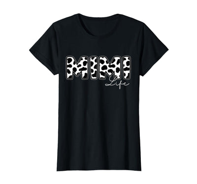 Mimi Life Cow Print Family Matching T-Shirt