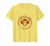 Mademark Chaos Is My Cardio Funny Monkey Design T-Shirt - Men - Lemon Yellow