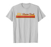 Showing Cattle T-Shirts And Apparel Show Dad - Fun Distressed Look for Showing Pigs T-Shirt - Silver Grey