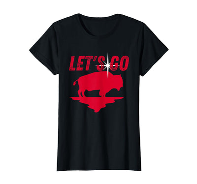 Cow Go Buffalo New York Wny Bflo Vintage Football T-Shirt