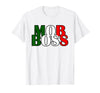 Italian Yeah B Mob Boss Italian Flag 1920s Costume Mafia Party T-Shirt - White
