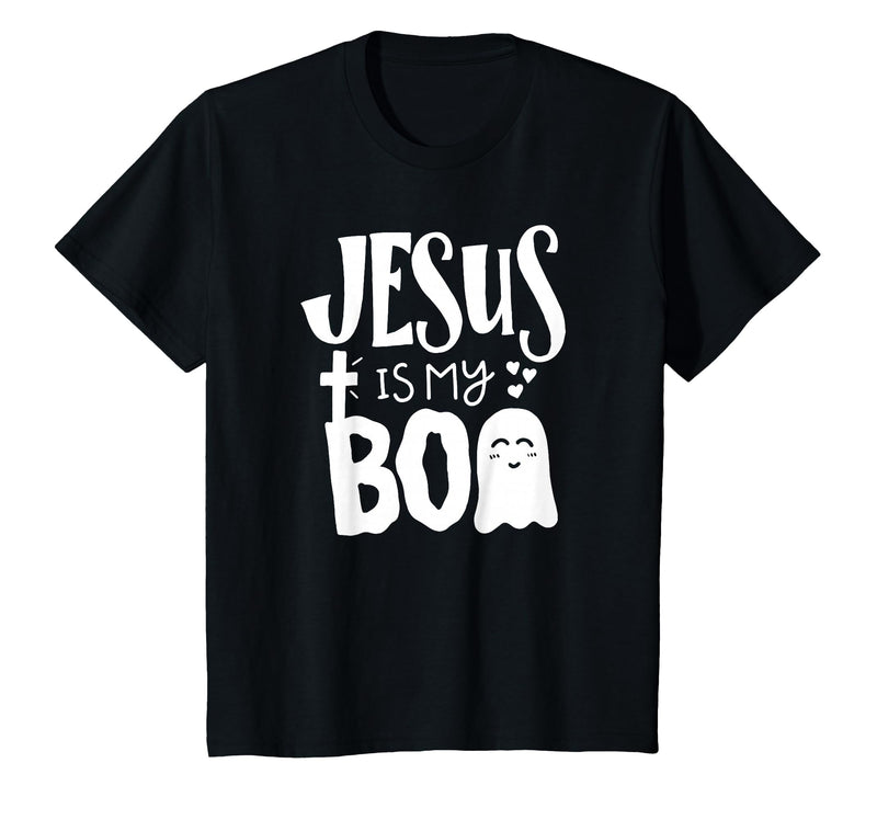 Jesus is My Boo - Funny Christian Halloween Quote Humor T-Shirt - Black