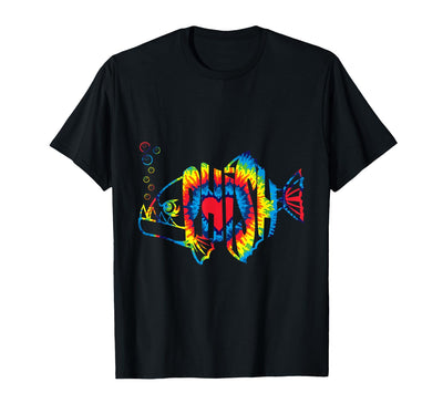 Tie-Dye Tee For Fisherman, Fish Outfits Costume Colorful Phish-Jam, Tie-Dye Tee for Fisherman, Fish Outfits T-Shirt
