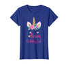 Unicorn Birthday Girl Family Shirts Unicorn Nana of The Birthday Girl Shirt Matching Party Tee T-Shirt - Royal Blue