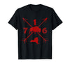 Vacation & Gift Buffalo New York by Addi Buffalo New York NY | Area Code 716 T-Shirt - Black