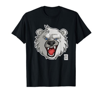 Bobo Bear Bobo Likes to Growl - Polar Bear T-Shirt
